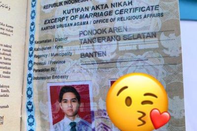 Buku Nikah Al Ghazali Tersebar Bikin Syok, Begini Penampakannya