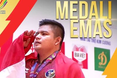 Kalahkan Tuan Rumah Vietnam, Zul Ilmi Rebut Emas Angkat Besi SEA Games 2021