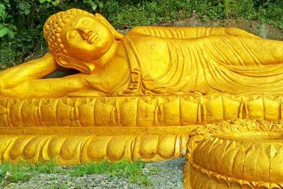 Bukan di Thailand, Patung Buddha Tidur Viral Ada di Magelang