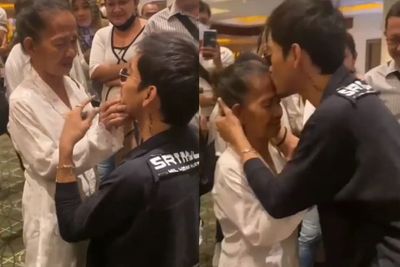 Momen Pertemuan Bio One dengan Istri Almarhumah Gepeng Srimulat, Ada yang Taruh Bawang