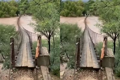 Ngeri! Penampakan Jembatan Dangdut , Warganet: Tempat Wisata Buat yang Bosan Hidup