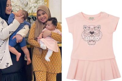Ameena Anak Aurel Hermansyah Pakai Rok Harga Jutaan, Netizen: Emang Real Baby Sultan