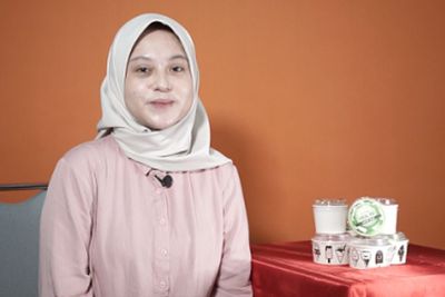 Ubah Sayur Sawi Jadi Es Krim, Gadis Cantik Ini Cuan Puluhan Juta Sebulan