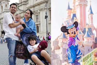 Liburan ke Prancis, Raffi Ahmad dan Nagita Slavina Kunjungi Disneyland Paris