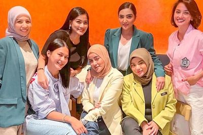 Kumpul Genk Arisan Cendol, Gaya Penampilan Aurel Hermansyah Paling Gemas