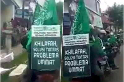 Polda Metro Bakal Panggil Pengendara Motor Konvoi Beratribut Khilafah