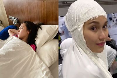 Ayu Ting Ting Jatuh Sakit saat Ibadah Umroh, Badan Panas, Muntah hingga Sakit Kepala