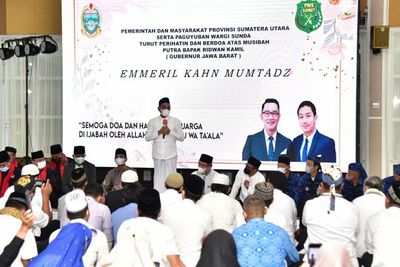 Gubernur Edy Rahmayadi Gelar Doa Bersama Wargi Sunda Sumut Untuk Eril: Semoga Ditemukan