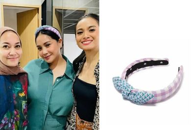 Bando Pelangi Nagita Slavina Branded Mahal, Kalau Dipakai Gak Bikin Lupa Ingatan