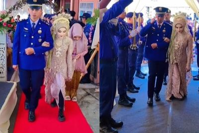 Viral Pernikahan Lelaki Petugas Damkar dengan Disabilitas, Bukti Cinta Tak Pandang Fisik