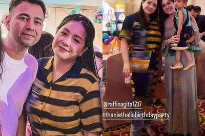 Momen Nagita Slavina Salah Dresscode ke Ultah Anak Ruben Onsu: Aura Princess Emang Beda