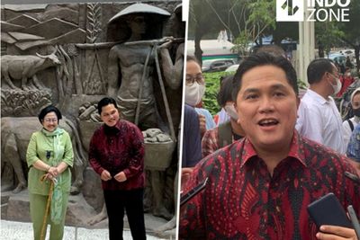 Tak Bicara Politik, Megawati Sarankan Erick Thohir Ada Bioskop Mini di Sarinah