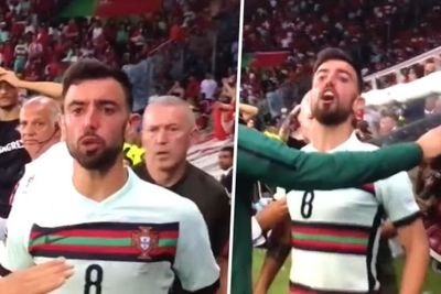 Bruno Fernandes Terekam Ucapkan Kata-kata Kotor saat Portugal Ditundukkan Swiss