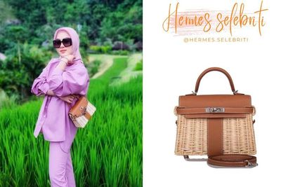 Bak Keranjang Piknik, Harga Tas Mini Kelly Syahrini Tembus Rp1 Miliar