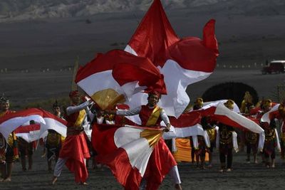 Kemeriahan Eksotika Bromo, Pagelaran Tarian di Tengah Lautan Pasir