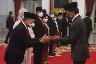 Salmon Steak Menu Utama Makan Siang Usai Presiden Jokowi Lantik Menteri dan Wamen
