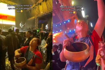 Mbak Rara Pawang Panik, Hujan Mengguyur Konser Sampe 3 Kali, Udah Nggak Sakti Lagi?