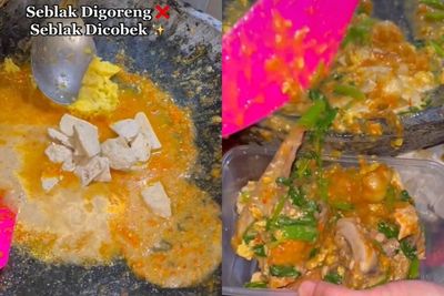 Viral di TikTok! Masak Seblak di Cobek, Gimana Rasanya Ya?