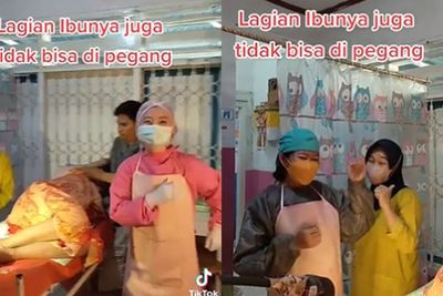 Viral Aksi Nakes Joget TikTok saat Bumil Kontraksi, Tuai Kritikan dari Netizen
