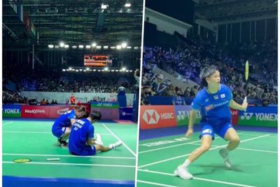 Yuta Watanabe Terjatuh di Indonesia Open 2022, Netizen Khawatir dengan Kondisi Dedek Atuy