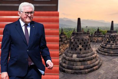 Berkunjung ke Indonesia, Presiden Jerman Frank-Walter Steinmeier Mampir ke Candi Borobudur