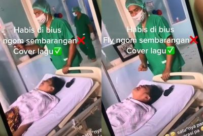 Viral Pasien Habis Dibius Cover Lagu di Ruang Operasi, Netizen: Untung Suaranya Bagus