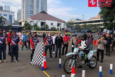 Sambut Hari Bhayangkara, Polda Metro Gelar Lomba Bermotor untuk Anggota Polisi