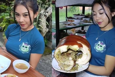 Viral, Paras Cantik Penjual Babi Guling Samsam di Bali, Bikin Netizen Ingin Beli