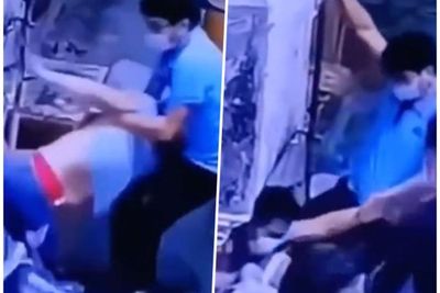 Ngeri! Video Detik-detik Karyawan Pabrik Tersedot Mesin Penghancur, Untung Temannya Sigap