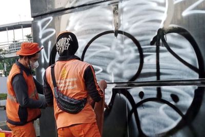Duh! Patung Jenderal Sudirman Jadi Sasaran Aksi Vandalisme, Ini Penampakannya