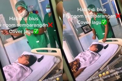 Viral Momen Pasien Nyanyi Lagu Celine Dion saat Dibius untuk Operasi, Didukung Perawatnya