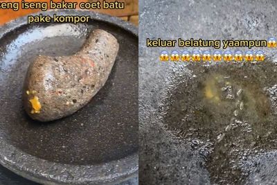 Viral Belatung Keluar dari Cobek yang Dibakar, Netizen: Enggak Percaya!