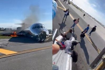 Pesawat Terbakar, Situasi Mencekam Penumpang Red Air Selamatkan Diri Melalui Pintu Darurat