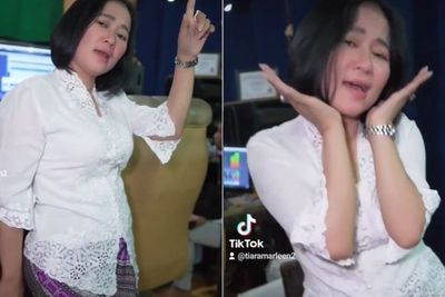 Tiara Marleen Pede Joget-joget Nyanyikan Lagu untuk Ridwan Kamil, Dikatain Muka Tembok