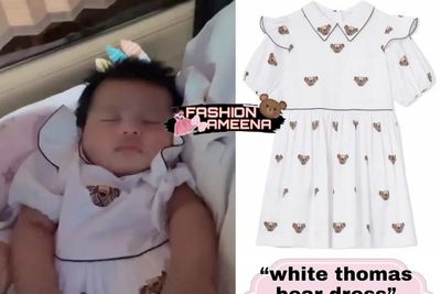 Imutnya Ameena Pakai Rok Bayi Teddy Bear Harga Rp8 Jutaan Netizen: Bulan Depan Gigit Jari