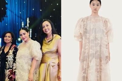 Nagita Slavina Pakai Dress Mahal ke Kondangan, Netizen: Sudah Kuduga tapi Tetep Kaget