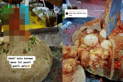 Viral Bakso Raksasa Buat Emak-emak Teriak, Bentuknya Bikin Netizen Salfok