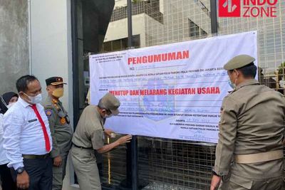 Izin Usaha Outlet Dicabut, Satpol PP DKI Segel dan Larang Holywings Gatsu Beroperasi