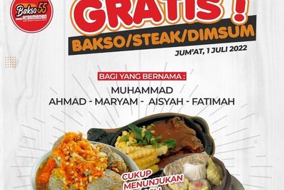 Warung Ini Tawarkan Bakso Gratis Bagi Pemilik Nama Muhammad dan Maryam, Sindir Holywings?