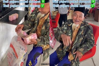 Viral, Kakek Duda Kaya yang Beli Mobil Pajero Bawa Karung, Bakal Jadi Incaran Wanita Muda