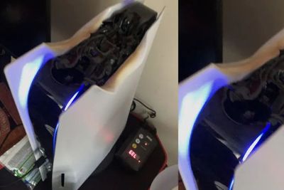 Waduh! PlayStation 5 ini Sampai Meleleh Gegara Pemilik Tak Sengaja Taruh Lampu
