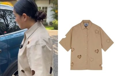 Nagita Slavina Pakai Kemeja Bolong-bolong, Harganya Bikin Kantong Kosong