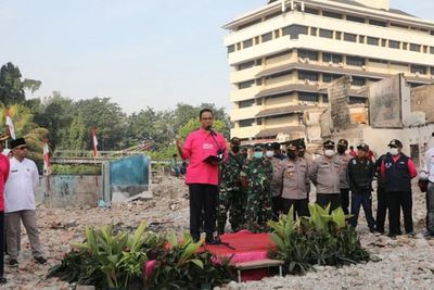 Anies Mulai Revitalisasi Pasar Gembrong Pasca Kebakaran, Anggarannya Rp7,8 Miliar