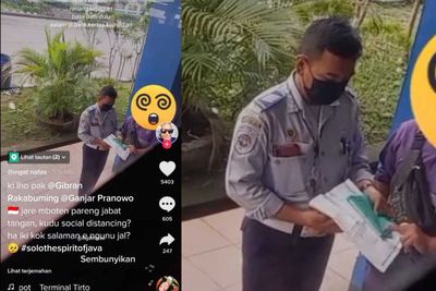 Viral Petugas Terminal Tirtonadi Terima Salam Tempel , Gibran: Jangan Banyak Alasan!