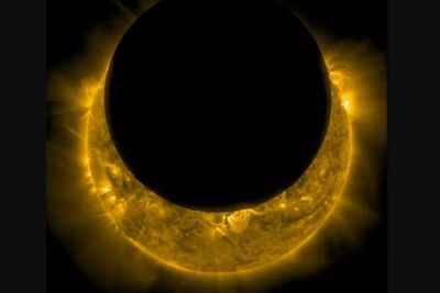 NASA Tangkap Gerhana Matahari dari Jarak Paling Dekat, Penampakannya Menakjubkan!