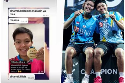 Sweet Banget! Juara Malaysia Open 2022, Siti Fadia Masih Ingat dengan Mantan Pelatihnya