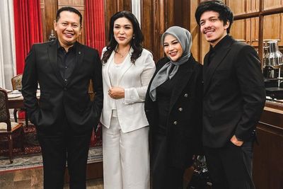 Ketemu Bamsoet, Gaya Aurel Pakai Tas Croco Mewah Miliaran Disorot, Ini Baru Lagi?