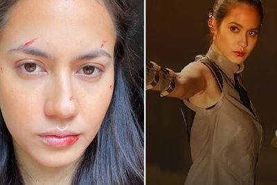 Pevita Pearce Unggah Foto Wajah Penuh Luka dengan Caption Menggoda, Petunjuk Sri Asih?