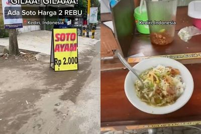 Viral Warung Makan Jual Soto Ayam Seporsi Rp 2 Ribu, Netizen Bandingkan Harga di Kotanya