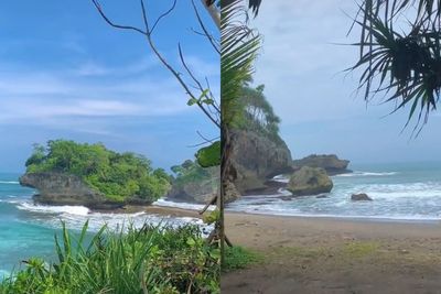 Masuk Cuma Bayar Rp 7 Ribu, Pesona Pantai Madasari Pangandaran Cocok Banget Buat Healing